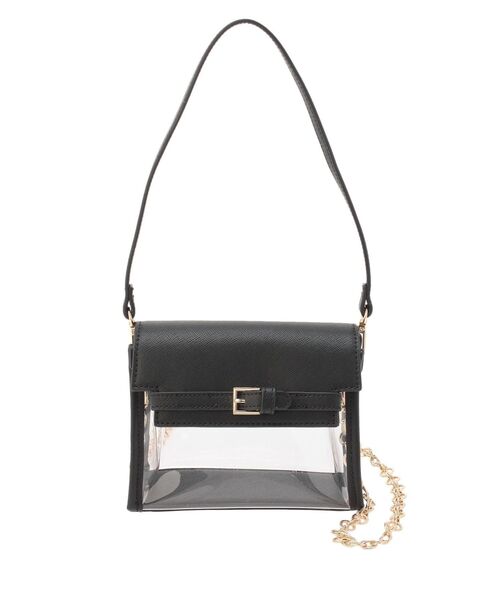 RESEXXY（リゼクシー）の「クリアミニバッグ（ハンドバッグ・レディース・アイボリー/ブラック/ブルー・FREE）」の6枚目の写真