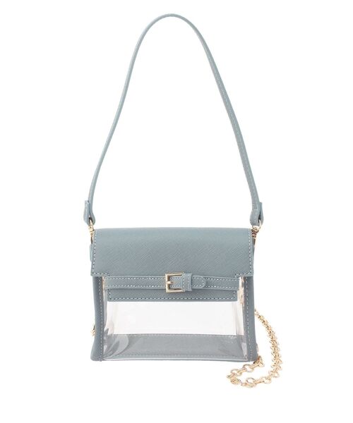 RESEXXY（リゼクシー）の「クリアミニバッグ（ハンドバッグ・レディース・アイボリー/ブラック/ブルー・FREE）」の7枚目の写真