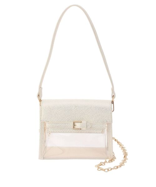 RESEXXY（リゼクシー）の「クリアミニバッグ（ハンドバッグ・レディース・アイボリー/ブラック/ブルー・FREE）」の8枚目の写真