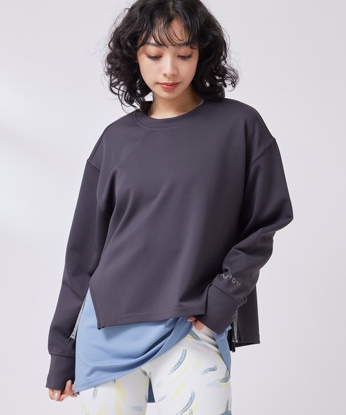 NERGY（ナージー）の「【skin wear】UV & 接触冷感 & 保湿 Airy jerseyプルオーバー（スウェット・レディース・ホワイト系その他/ピンク/スミクロ/ブラック系その他・FREE）」の4枚目の写真