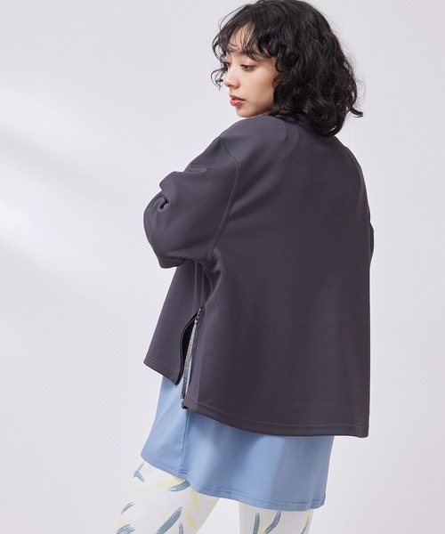 NERGY（ナージー）の「【skin wear】UV & 接触冷感 & 保湿 Airy jerseyプルオーバー（スウェット・レディース・ホワイト系その他/ピンク/スミクロ/ブラック系その他・FREE）」の5枚目の写真