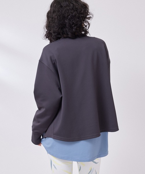 NERGY（ナージー）の「【skin wear】UV & 接触冷感 & 保湿 Airy jerseyプルオーバー（スウェット・レディース・ホワイト系その他/ピンク/スミクロ/ブラック系その他・FREE）」の6枚目の写真