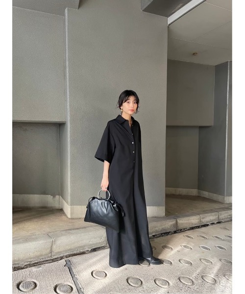 BLACK BY MOUSSY(ブラックバイマウジー)の「ring handle bag(リングハンドルバック)(ハンドバッグ・レディース・ブラック/グリーン・FREE)」の6枚目の写真