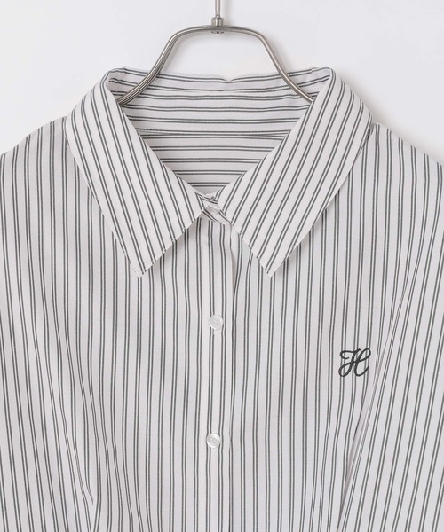 LABEL  Go-To Vee レディース シャツ トップス Heather Grey Heather（ヘザー）の「アソートショートシャツ 105424（シャツ