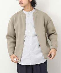 NOLLEY'S goodman | 7G片畦クルーネック ジップカーディガン(カーディガン/ボレロ)