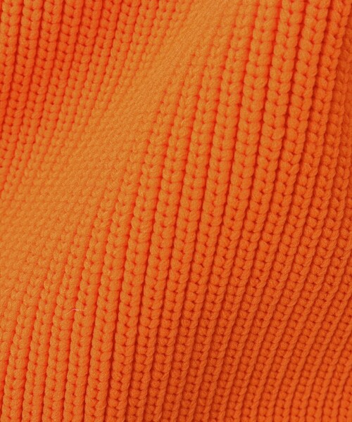 NOLLEY'S goodman（ノーリーズグッドマン）の「7G片畦クルーネック ジップカーディガン（カーディガン/ボレロ・メンズ・オレンジ/ダークネイビー/グレイッシュベージュ/グレイッシュブルー・M/L）」の15枚目の写真