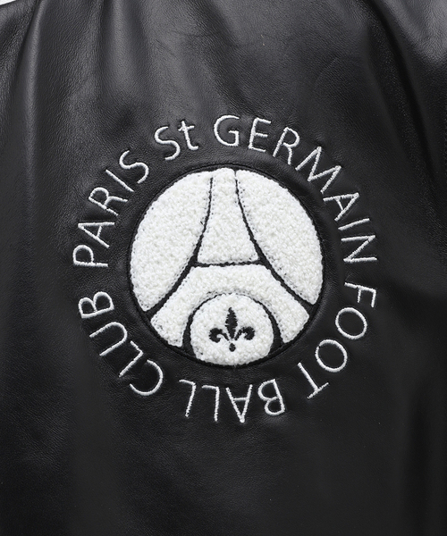 Paris Saint-Germain】LEATHER AWARD JACKET（スタジャン）｜PARIS