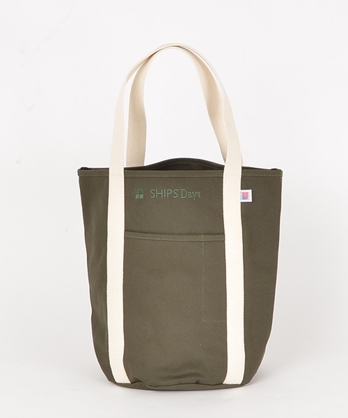 SHIPS Days（シップスデイズ）の「SHIPS Days: バケット トートバッグ◇（トートバッグ・レディース・ホワイト/ベージュ/オリーブ/ネイビー・ONE SIZE）」の4枚目の写真