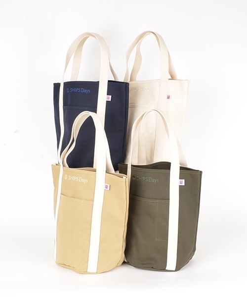 SHIPS Days（シップスデイズ）の「SHIPS Days: バケット トートバッグ◇（トートバッグ・レディース・ホワイト/ベージュ/オリーブ/ネイビー・ONE SIZE）」の17枚目の写真