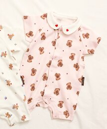 apres les cours（アプレレクール）の「tiny bear 衿付きロンパス（ロンパース）」