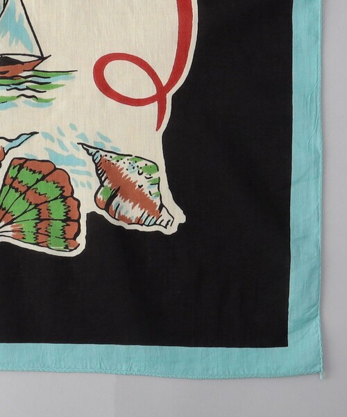 FREAK'S STORE(フリークスストア)の「Bindu/ビンドゥー Florida Map Scarf/フロリダ マッププリント スカーフ(バンダナ/スカーフ・レディース・ブラック・ONE SIZE)」の3枚目の写真