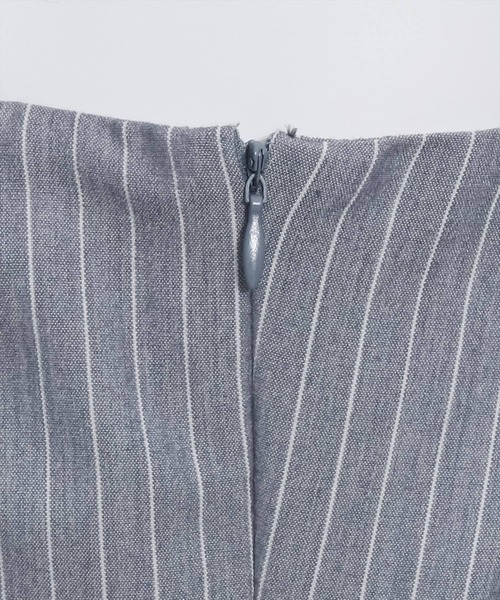 clear（クリア）の「≪再入荷≫ベルトデザインオールインワン［大人 カジュアル 着回し力抜群］（つなぎ/オールインワン・レディース・ライトグレー/ブルー・F）」の8枚目の写真