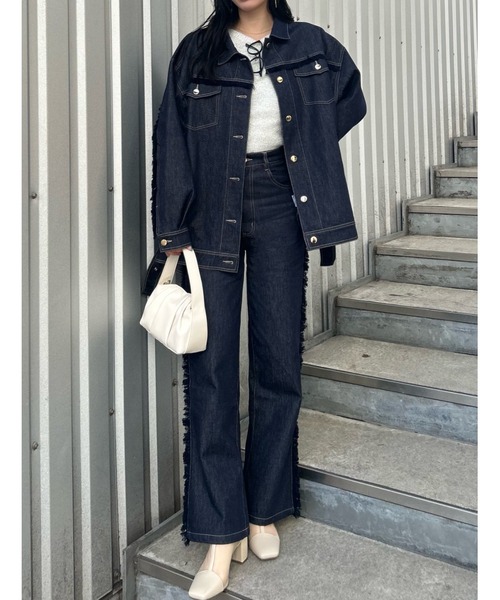 セール】デニムジャケット / セットアップ可能（デニム