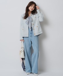 ジャスグリッティー　完売品　匿名配送　定価以下スパンコールツイードジャケット ジャスグリッティー 完売品 匿名配送 定価以下スパンコール