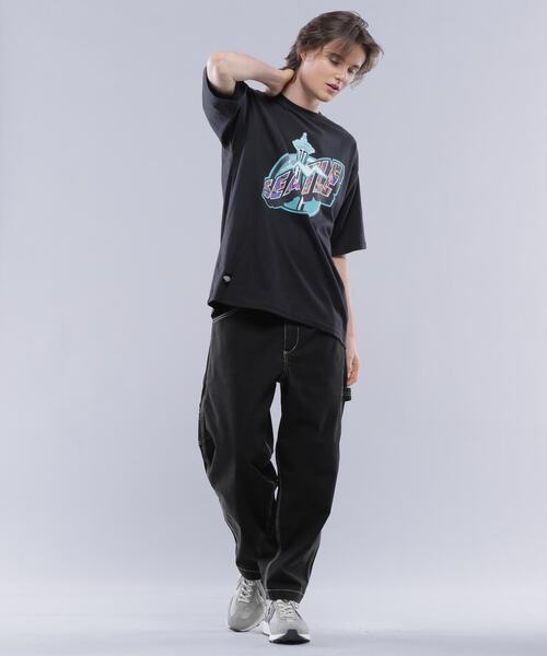 MANASTASH（マナスタッシュ）の「MANASTASH/マナスタッシュ/RE:CTN TEE ESSENTIAL /Tシャツ（Tシャツ/カットソー・メンズ・バイオレット/ブラック/ホワイト・M/L/XL/S）」の18枚目の写真