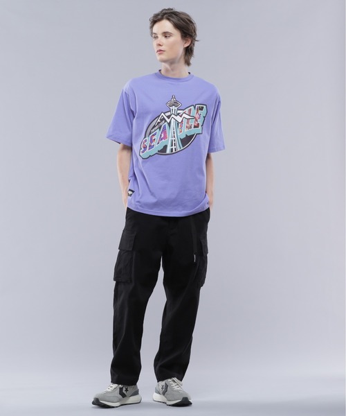 MANASTASH（マナスタッシュ）の「MANASTASH/マナスタッシュ/RE:CTN TEE ESSENTIAL /Tシャツ（Tシャツ/カットソー・メンズ・バイオレット/ブラック/ホワイト・M/L/XL/S）」の4枚目の写真
