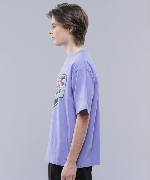 MANASTASH（マナスタッシュ）の「MANASTASH/マナスタッシュ/RE:CTN TEE ESSENTIAL /Tシャツ（Tシャツ/カットソー・メンズ・バイオレット/ブラック/ホワイト・M/L/XL/S）」の5枚目の写真