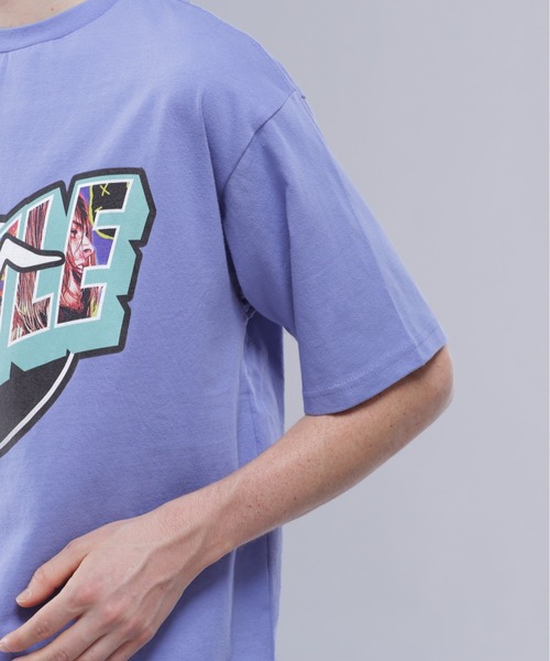 MANASTASH（マナスタッシュ）の「MANASTASH/マナスタッシュ/RE:CTN TEE ESSENTIAL /Tシャツ（Tシャツ/カットソー・メンズ・バイオレット/ブラック/ホワイト・M/L/XL/S）」の9枚目の写真