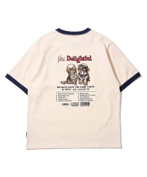 POWER TO THE PEOPLE】アニマル刺繍Tシャツ（Tシャツ/カットソー