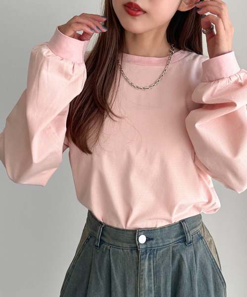 apres jour mignon（アプレジュールミニョン）の「アソートリンガーボーダーロンＴ【ZOZOTOWN限定アイテム】（Tシャツ/カットソー・レディース・ネイビー/ブラック/チャコールグレー/ブルー/イエロー/グリーン/アイボリー/ピンク/ホワイト系その他2・X-LARGE/フリー）」の22枚目の写真