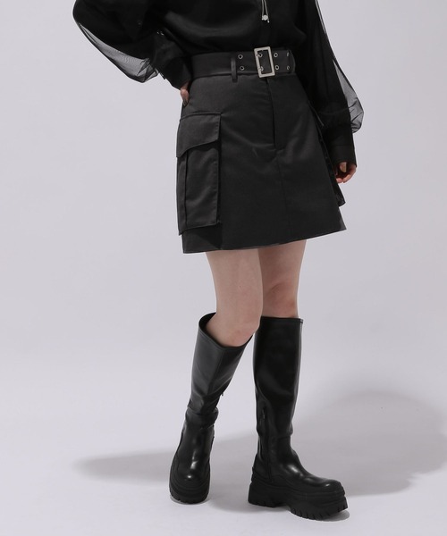 HARE(ハレ)の「カーゴスカートライクショートパンツ(HARE)(その他パンツ・レディース・シルバー/グレー/ブラック・FREE)」の22枚目の写真