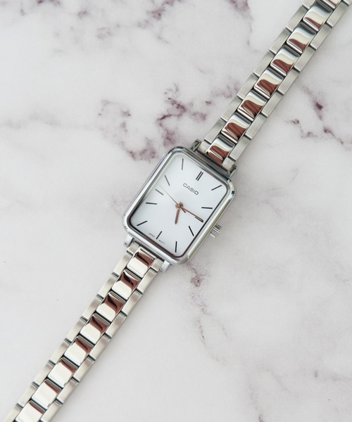 CASIO】クラシック レクタンギュラー ドレスウォッチ（アナログ腕時計