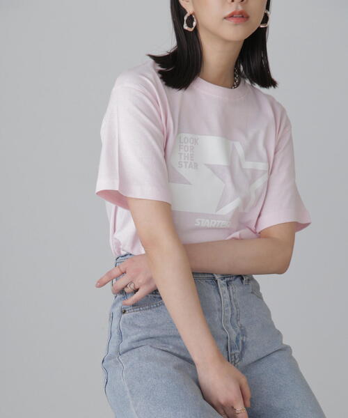 STARTER BLACK LABEL（スターターブラックレーベル）の「＜STARTER/スターターコラボ＞スターターロゴプリントＴシャツ（Tシャツ/カットソー・レディース・ピンク・FREE）」の10枚目の写真