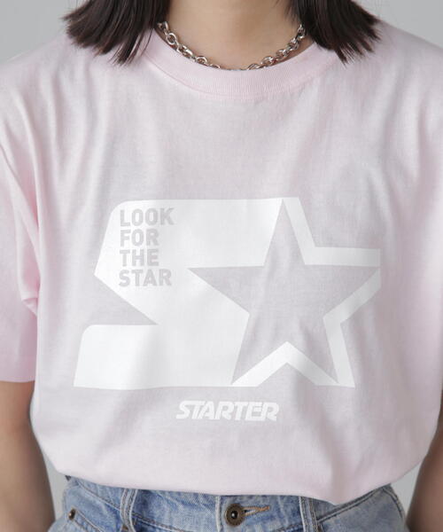 STARTER BLACK LABEL（スターターブラックレーベル）の「＜STARTER/スターターコラボ＞スターターロゴプリントＴシャツ（Tシャツ/カットソー・レディース・ピンク・FREE）」の12枚目の写真