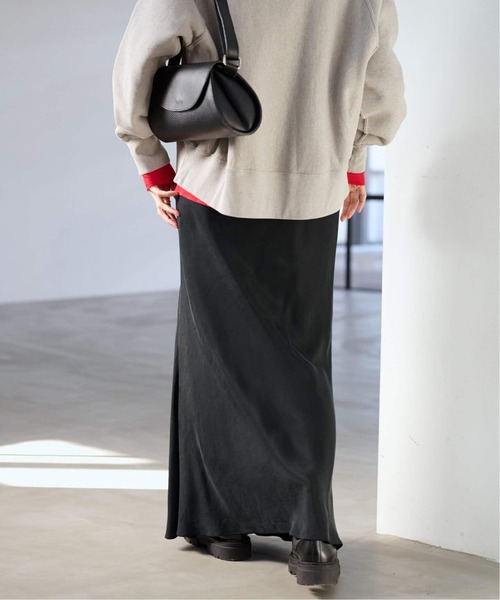 FRAMeWORK(フレームワーク)の「≪追加≫シルキーキュプラバイアススカート2(スカート・レディース・ブラック・40/36/38)」の9枚目の写真