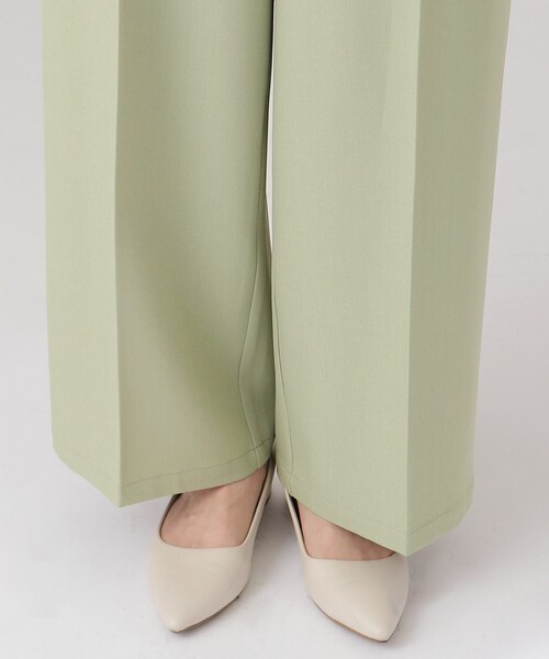 DRESKIP（ドレスキップ）の「◆【セットアップ可】サイドDカン ストレッチワイドパンツ（その他パンツ・レディース・ブラック/ライトベージュ/グリーン系・02/03/04）」の22枚目の写真