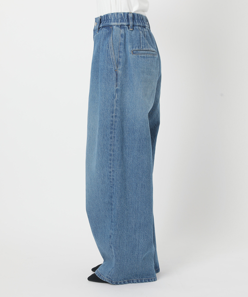 journal standard L'essage(ジャーナルスタンダードレサージュ)の「《追加2》アンティークデニム ギャザータックパンツ(デニムパンツ・レディース・ブルー・36/38)」の11枚目の写真