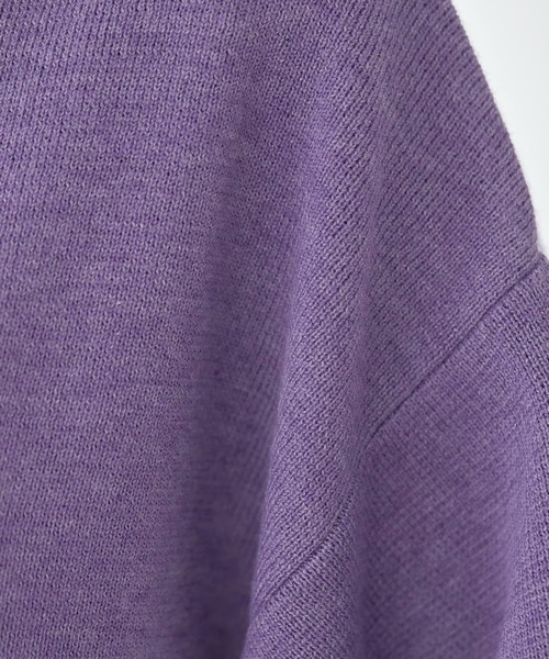 STYLE DELI(スタイルデリ)の「3シーズンコットン混紡◆オーバースリーブワンピース(ワンピース・レディース・パープル/ベージュ系その他/ネイビー系・01/02)」の22枚目の写真