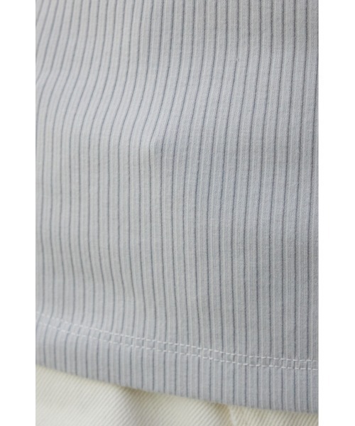 AZUL by moussy(アズールバイマウジー)の「ベーシッククルーネックリブタンク(Tシャツ/カットソー・レディース・アイボリー/ブラック/グレー/ホワイト系その他・M/L/S/M)」の20枚目の写真