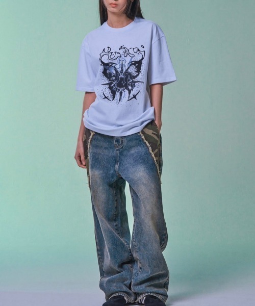 [NASTY FANCY CLUB]NEBULA FOG Tシャツ★韓国ファッション★ セール】【FANCY CLUB】NEBULA FOG TEE（Tシャツ/カットソー