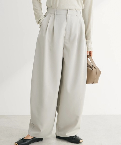 ELENCARE DUE（エレンカーレデュエ）の「・ELENCARE　DUE　カーブパンツ（その他パンツ・レディース・杢グレー/ブラック/ミント/ライトグレー・FREE）」の2枚目の写真