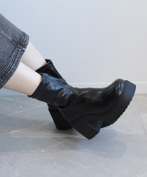 セール】【shoes365】超ハイヒール！ショートブーツ（ブーツ