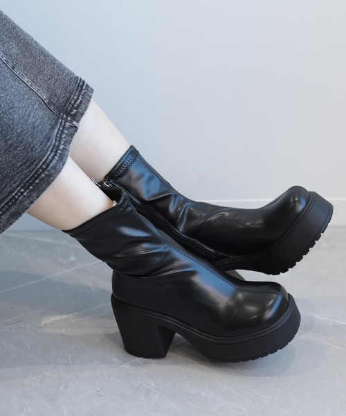 セール】【shoes365】超ハイヒール！ショートブーツ（ブーツ