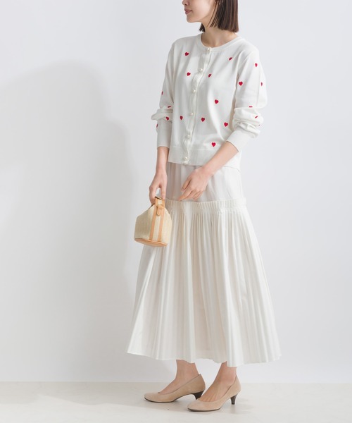 PICCIN(ピッチン)の「プリーツギャザースカート(スカート・レディース・ブラック/オフホワイト・M)」の22枚目の写真