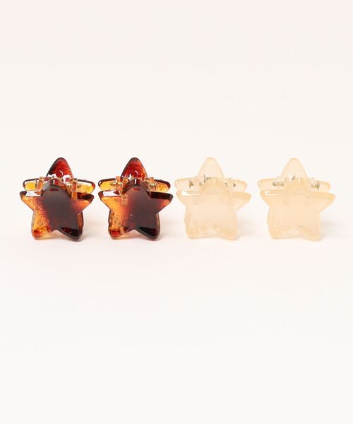 bibmilk(ビブミルク)の「BIBMILK STAR MINI CLIP - 4PCS(バレッタ/ヘアクリップ・キッズ・その他1/その他2/ホワイト系1/ブラック系1/ブラック系2/ブラック系3/ブラウン系1/ブラウン系2/ピンク系1/ピンク系2・ONE SIZE)」の5枚目の写真