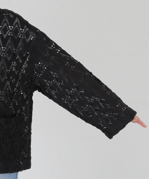 FRAMeWORK（フレームワーク）の「コットンレースカバーオール（カバーオール・レディース・ブラック・FREE）」の17枚目の写真