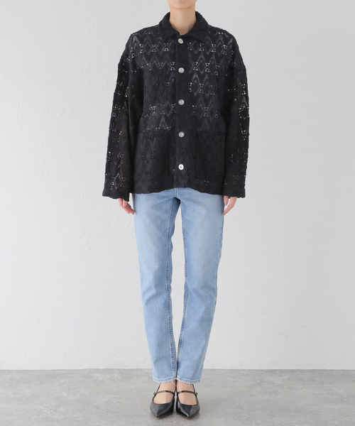 【超美品】定価3.4万◆ラブルール◆コットンリネン カバーオール 黒 Le LABOUREUR｜ラブルールの通販 - ZOZOTOWN