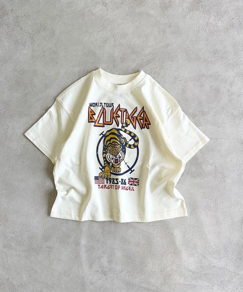 Life Support Products（ライフサポートプロダクツ）の「ロックプリントワイドTシャツ（80～150cm）（Tシャツ/カットソー・キッズ・グレー系その他2/ブラック系1/ブラック系3/ブラック系2/ホワイト系3/グレー系その他/ホワイト系1/ホワイト系2・80/90/95/100/110/120/130/140/150）」の18枚目の写真