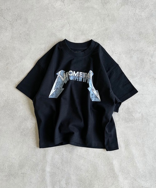 Life Support Products（ライフサポートプロダクツ）の「ロックプリントワイドTシャツ（80～150cm）（Tシャツ/カットソー・キッズ・グレー系その他2/ブラック系1/ブラック系3/ブラック系2/ホワイト系3/グレー系その他/ホワイト系1/ホワイト系2・80/90/95/100/110/120/130/140/150）」の22枚目の写真