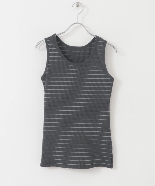 ITEMS URBANRESEARCH(アイテムズ アーバンリサーチ)の「トタンテレコタンクトップ(タンクトップ・レディース・カーキ/グレー系その他/オフホワイト/ホワイト系その他・FREE)」の11枚目の写真