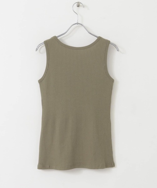 ITEMS URBANRESEARCH(アイテムズ アーバンリサーチ)の「トタンテレコタンクトップ(タンクトップ・レディース・カーキ/グレー系その他/オフホワイト/ホワイト系その他・FREE)」の13枚目の写真