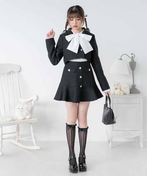 DearMyLoveRose(ディアマイラブローズ)の「シンプルボウタイシャツブラウス #シワになりにくい(シャツ/ブラウス・レディース・ホワイト/ブラック/グレー/ブラック系その他/ホワイト系その他/ベージュ・3L/LL/LARGE/MEDIUM)」の12枚目の写真