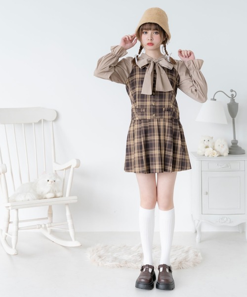 DearMyLoveRose(ディアマイラブローズ)の「シンプルボウタイシャツブラウス #シワになりにくい(シャツ/ブラウス・レディース・ホワイト/ブラック/グレー/ブラック系その他/ホワイト系その他/ベージュ・3L/LL/LARGE/MEDIUM)」の21枚目の写真