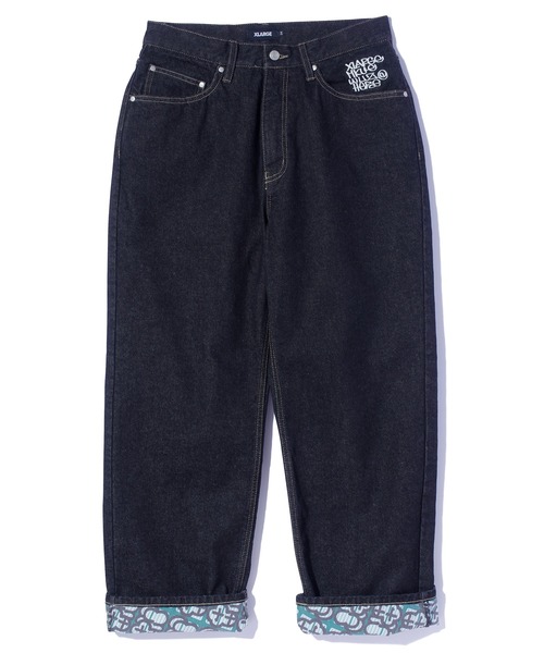 XLARGE　MQ　コラボ　デニム　32インチ XLARGE（エクストララージ）の「XLARGE×MQ DENIM PANTS（デニム