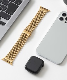 ステンレス製 Apple Watch Band スマートウォッチバンド【38/40/41/42/44/45/49mm対応】