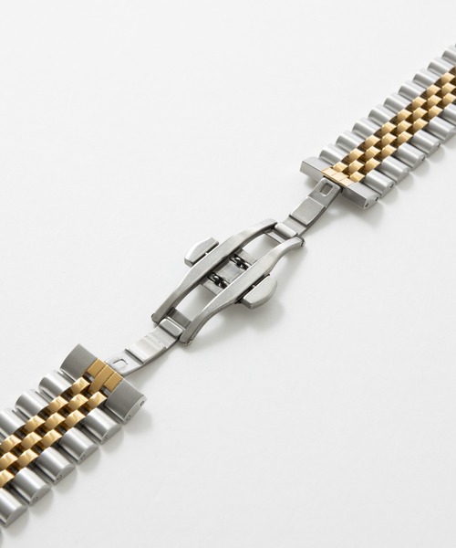emonique(エモニーク)の「ステンレス製 Apple Watch Band スマートウォッチバンド【38/40/41/42/44/45/49mm対応】(デジタル腕時計・メンズ・ゴールド/ピンクゴールド/ネイビー/シルバー×ゴールド/ブラック/シルバー・38/42)」の9枚目の写真